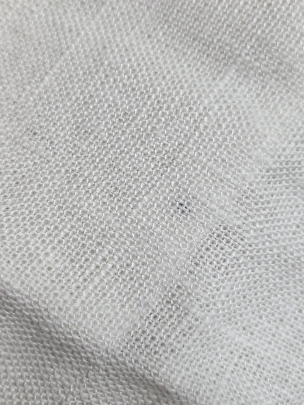 QUINCE Set Of 2 48x108 Heavyweight European Linen Curtains White 0231